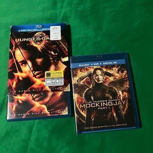 Hunger Games and Mockingbird Blu Ray bundle